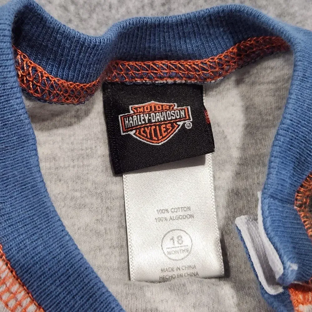 Harley Davidson Motorcycles Baby‎ Boys 18M 18 M Months One Piece Romper Bodysuit